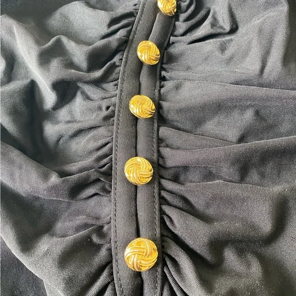 Vintage Black One Piece Swimsuit - Picture 2 of 9